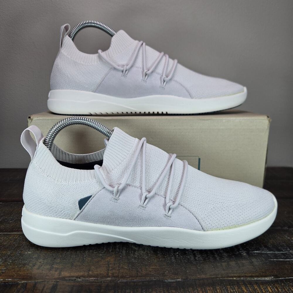 NEW Vessi Cityscape Classic Womens Size 9 Lace Up Waterproof Shoes Birch White